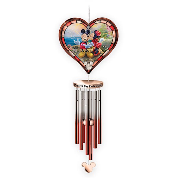 Disney's Mickey Mouse And Minnie Mouse Art Wind Chime