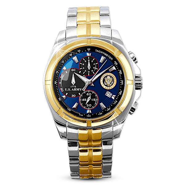 U.S. Army Commemorative Men's Chronograph Watch