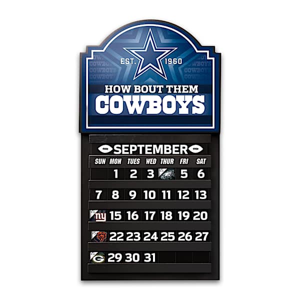 NFL Game Day Perpetual Calendar: Choose Your Team