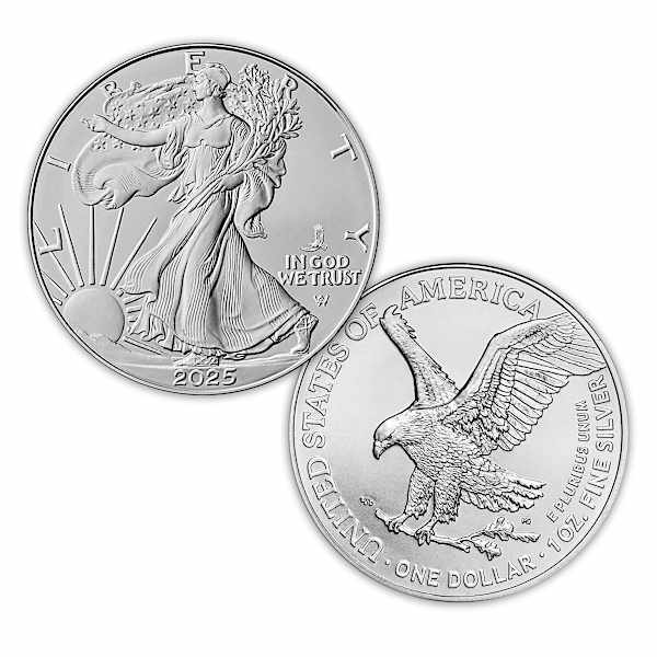 First-Ever Eagle Privy Mark 2025 Silver Eagle Coin