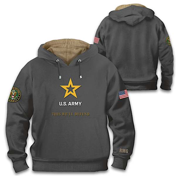 U.S. Army Personalized Men's Pullover Hoodie