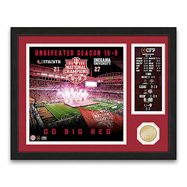 Indiana Hoosiers 2025 CFP National Champions Photo Tribute