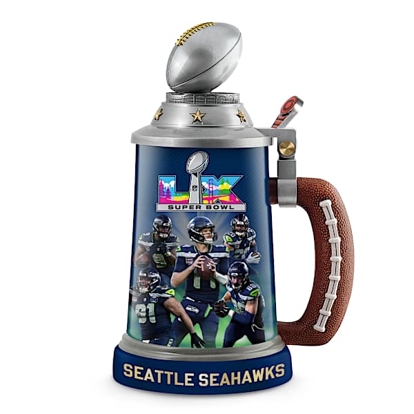 Seattle Seahawks Super Bowl LX Champions NFL Stein