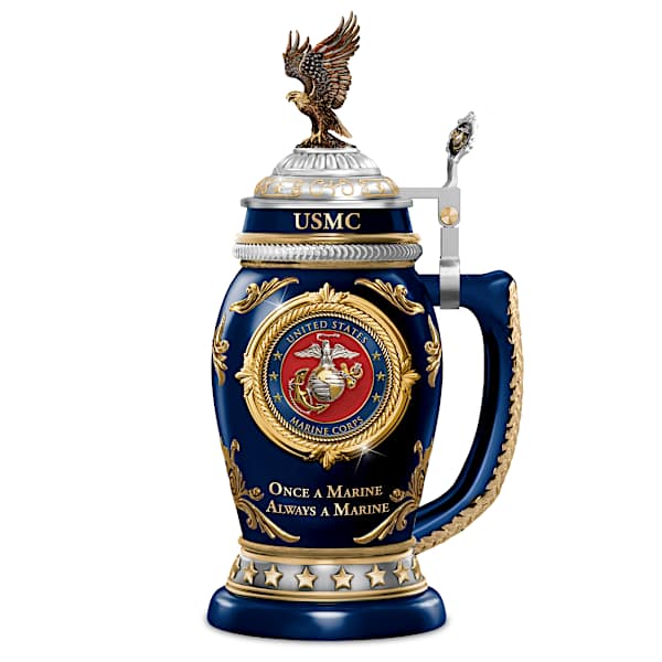 U.S. Military Values Porcelain Stein: Choose Your Branch