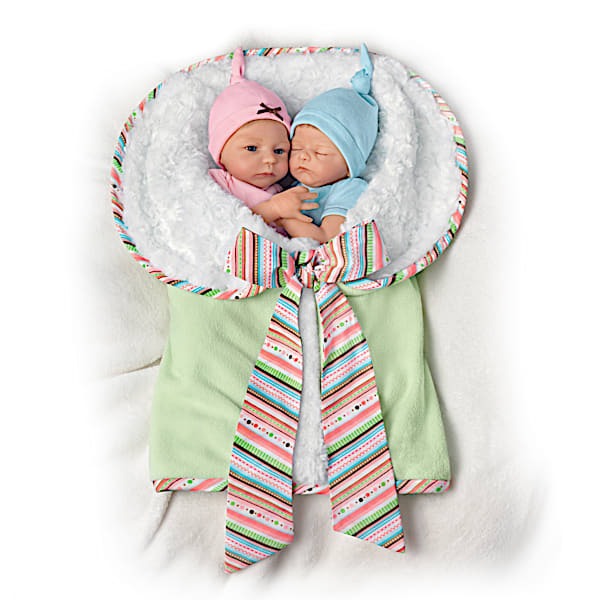 Baby Doll Set: Madison And Mason Twins Baby Doll Set