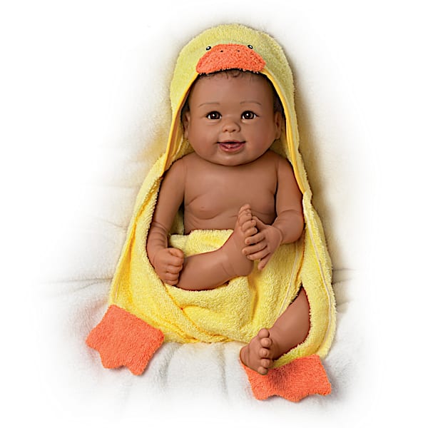Rub-A-Dub-Dub, Layla Baby Doll With Ducky Towel