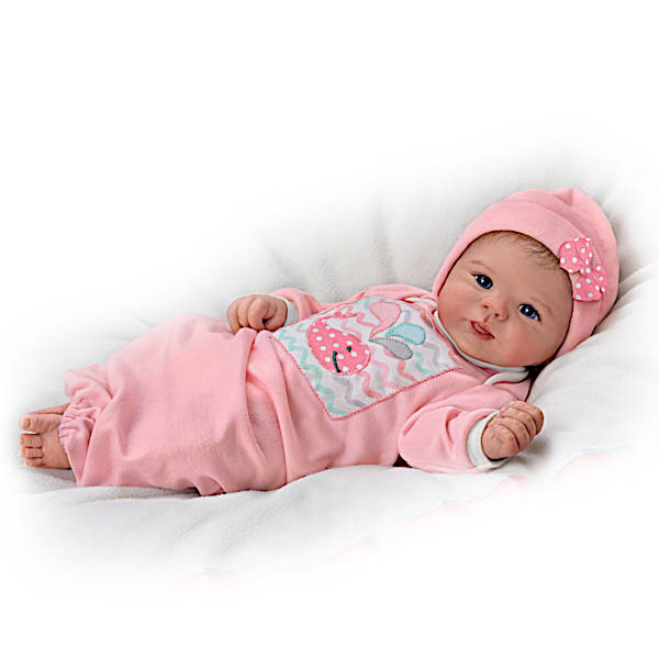 Little Squirt Lifelike Newborn Baby Doll