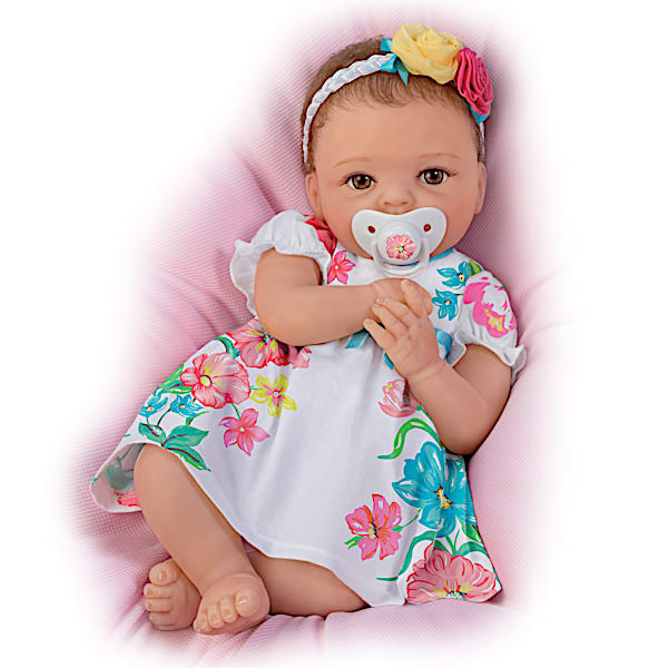 Cheryl Hill Pretty And Petite Presley Silicone Baby Doll