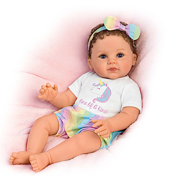 One-Of-A-Kind Katherine Poseable Baby Doll With Extra Outfit