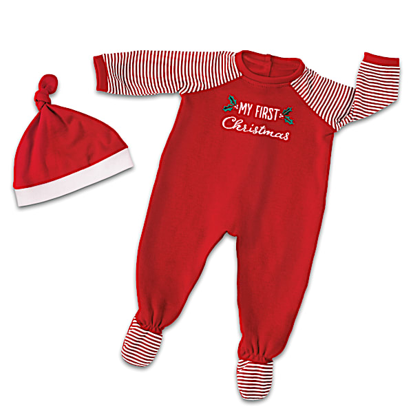 Christmas PJs Accessory Set For Baby Dolls 16 - 19 Long