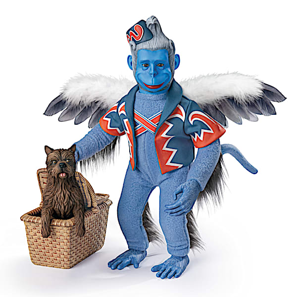 THE WIZARD OF OZ WINGED MONKEY With TOTO Portrait Figure Set