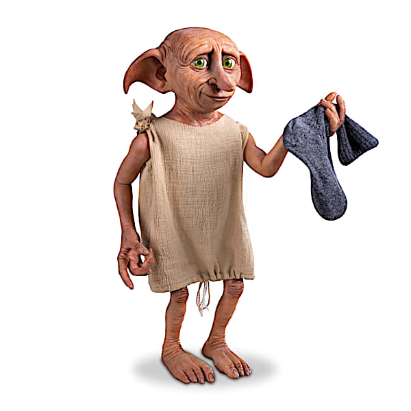 DOBBY THE HOUSE ELF Poseable Figure With Sock