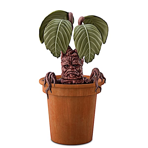 HARRY POTTER Poseable MANDRAKE Portrait Figure With Planter Pot