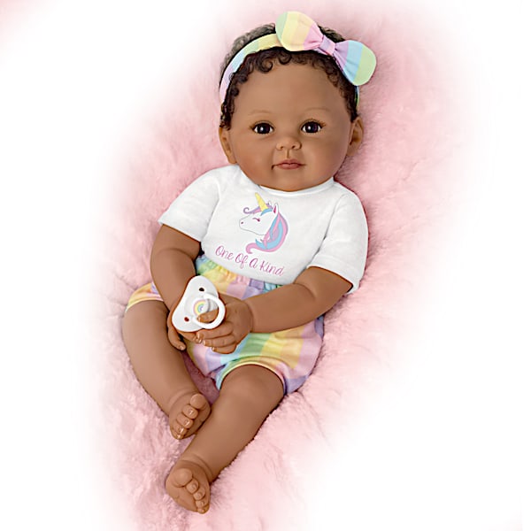 One-Of-A-Kind Ciara Poseable Baby Doll With Extra Outfit