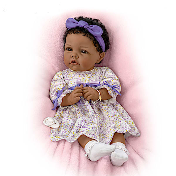 Inspirational Baby Doll And Custom Outfit With Golden Cross