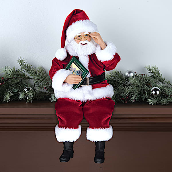 Speaking Santa Doll With Classic Recording By Thomas Kinkade