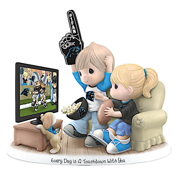 NFL-Licensed Carolina Panthers Precious Moments Porcelain Figurine