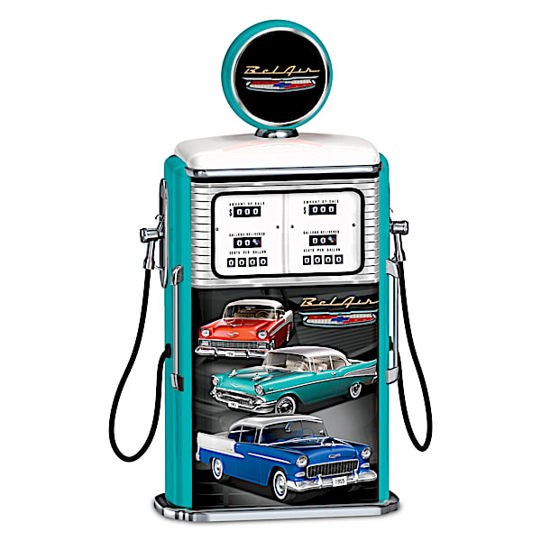 Tri-Five Chevrolet Bel Air Gas Pump Sculpture