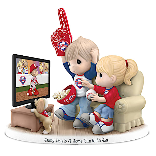 Precious Moments Philadelphia Phillies Porcelain Figurine: Hamilton Collection