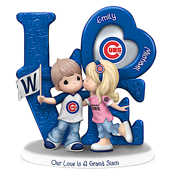 Our Love Is A Grand Slam Chicago Cubs Personalized Figurine