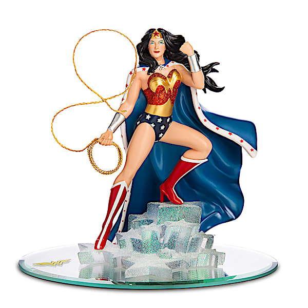 DC Comics Wonder Woman Figurine With Swarovski Crystals