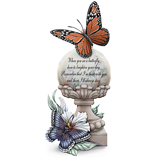Lena Liu Always Near And Very Dear Hand-Painted Butterfly Figurine