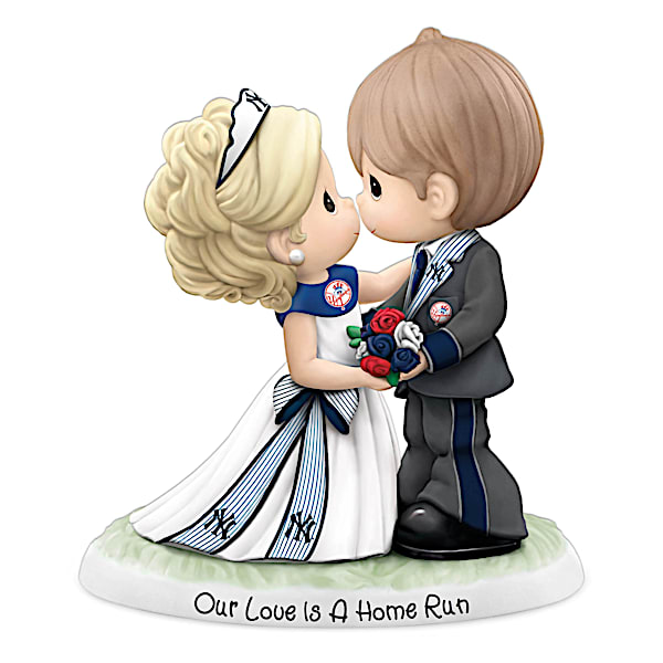 Our Love Is A Home Run New York Yankees Porcelain Wedding Figurine