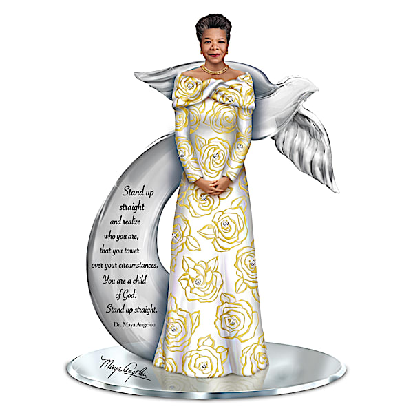 Treasured Reflections Of Dr. Maya Angelou Inspiring Figurine