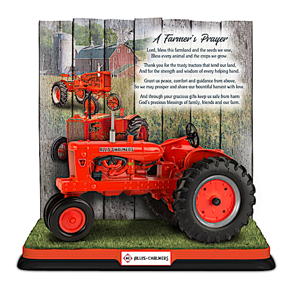 Allis-Chalmers: A Farmer's Prayer Tractor Sculpture