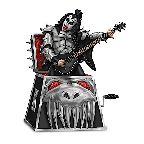 KISS The Demon Jack-In-The-Box-Style Sculpture
