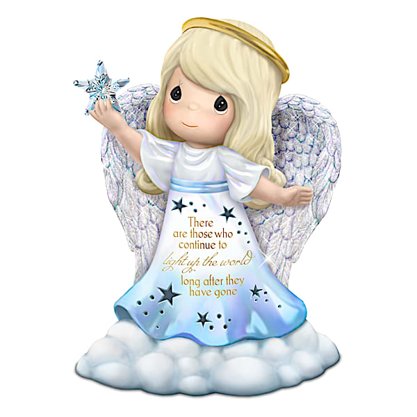 Precious Moments Illuminated Remembrance Angel Figurine