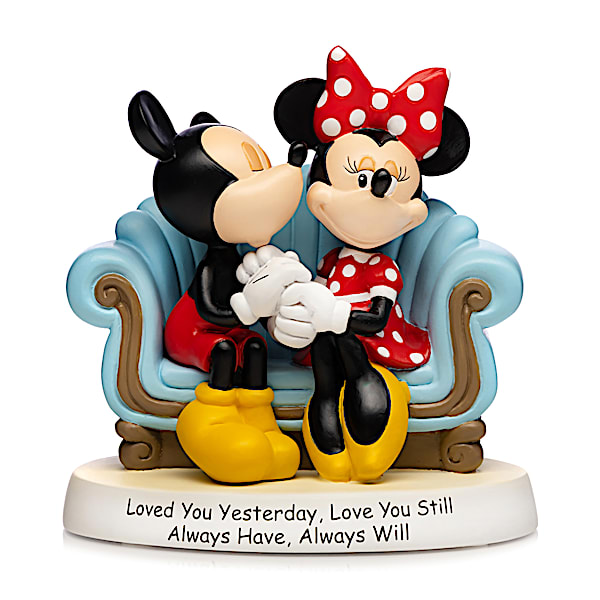 Disney Mickey Mouse & Minnie Mouse Love You Still Figurine