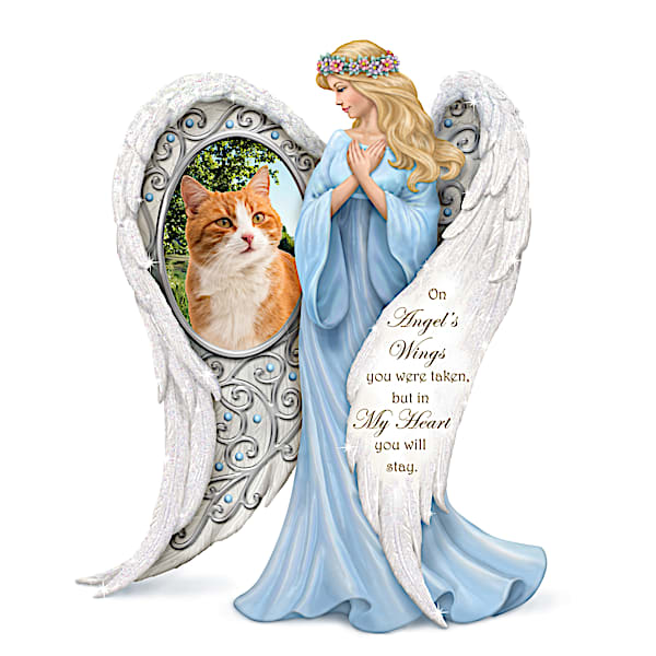 Pet Remembrance Picture Frame Angel Figurine By Blake Jensen