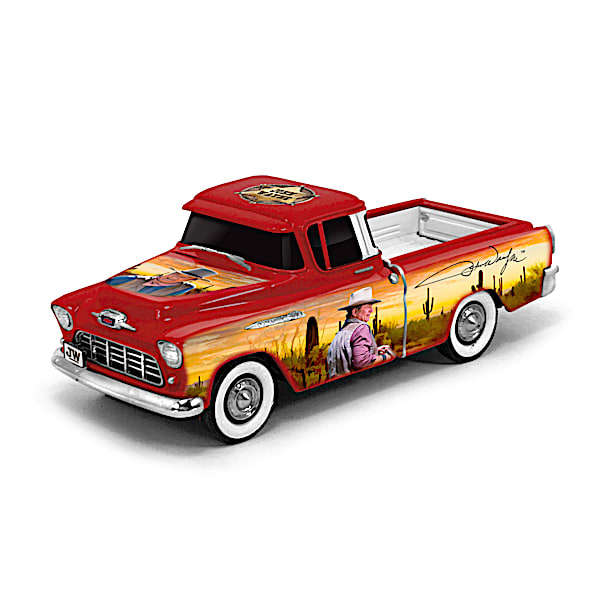 John Wayne 1:24-Scale Chevrolet Cameo Truck Sculpture