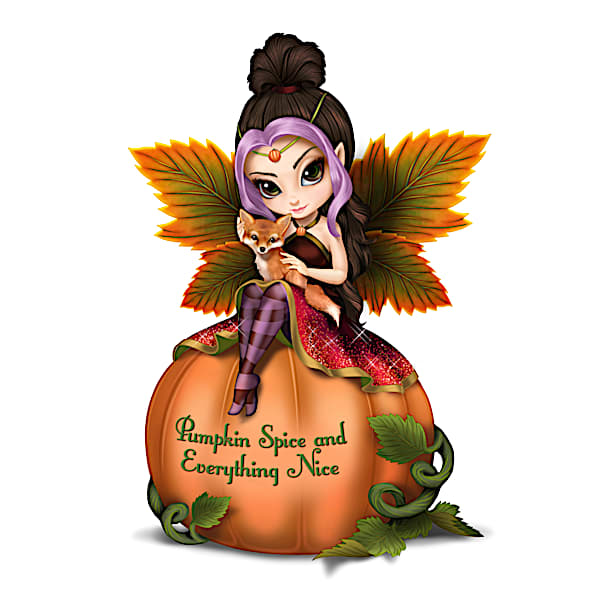 Jasmine Becket-Griffith Pumpkin Spice Fairy Figurine