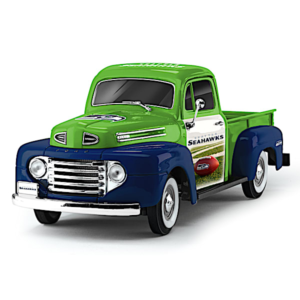 1:18-Scale Seahawks 1948 Ford Pickup Truck Sculpture