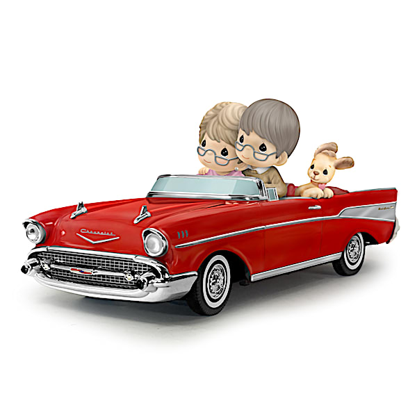 Romantic Precious Moments 1957 Chevy Bel Air Figurine