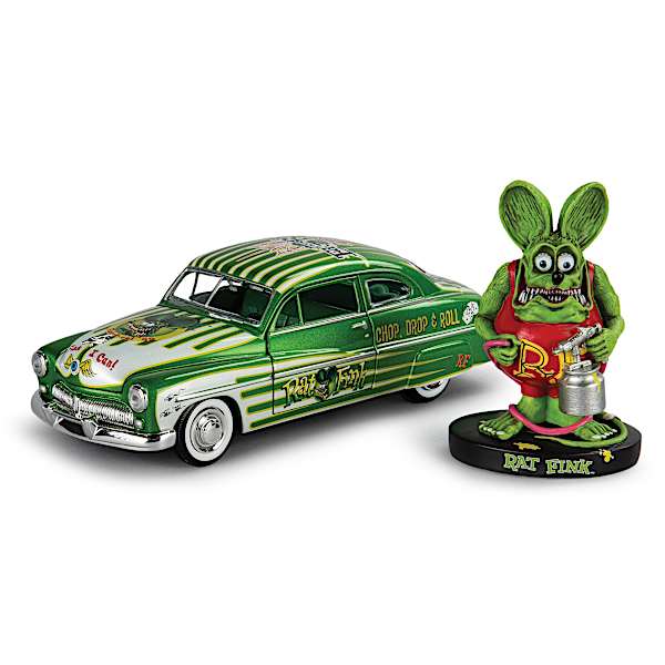 Rat Fink 1:24-Scale Diecast Car Collection Featuring A 1957 Bel
