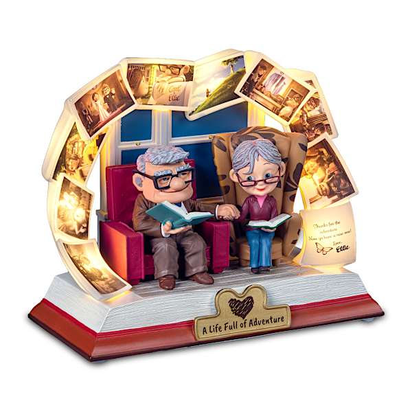 Disney And Pixar's UP Illuminating Adventure Book Figurine