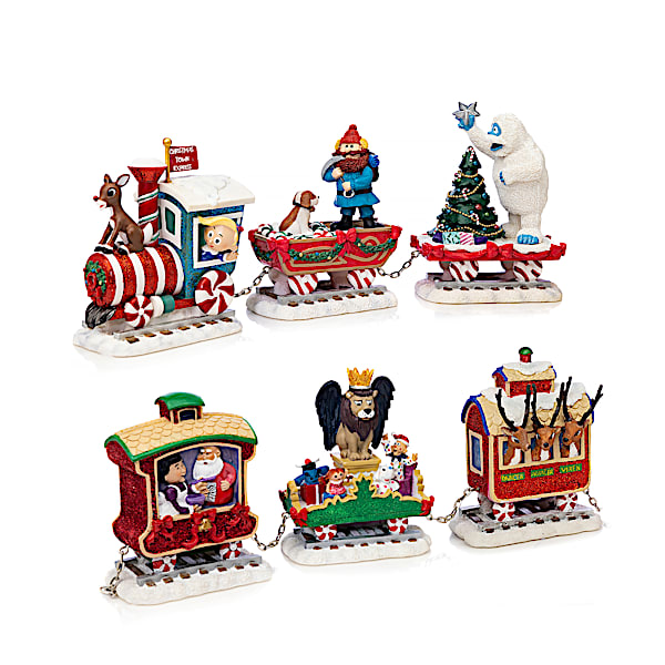 Rudolph The Red-Nosed Reindeer 6-Piece Train Figurine Set