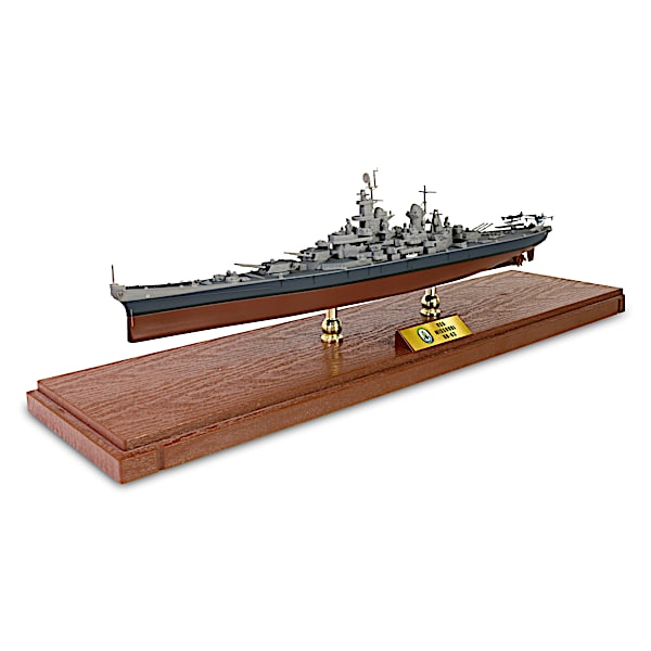 USS Missouri (BB-63) Diecast Battleship With Removeable Base