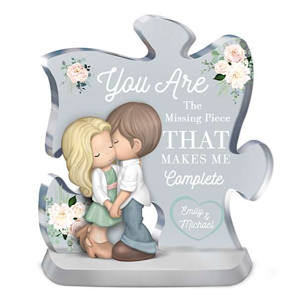 Precious Moments Personalized Porcelain Couple Figurine