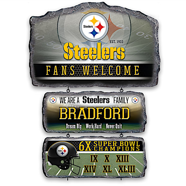 NFL Welcome Sign Personalized With Name: Choose Your Team