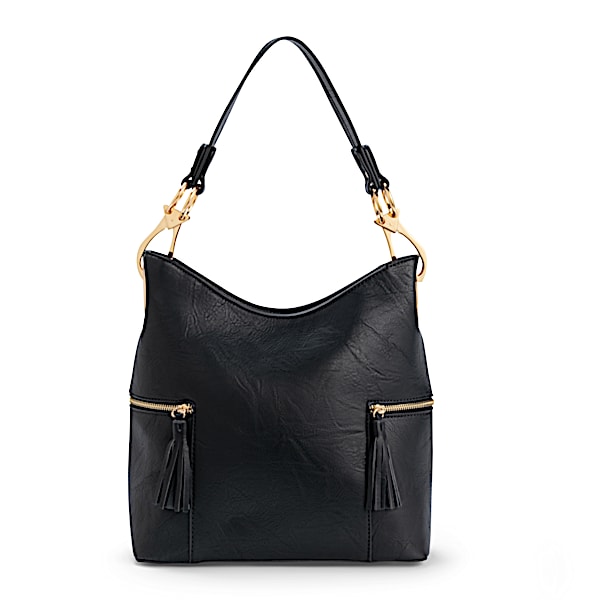 Rochelle Designer-Style Faux Leather Handbag