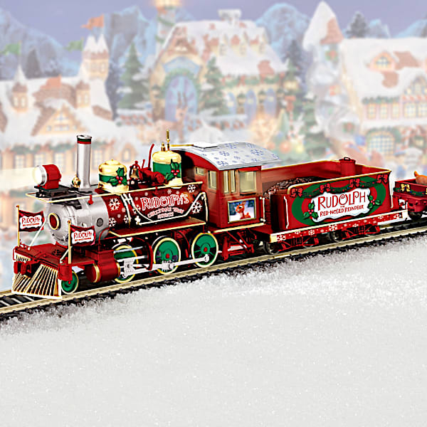 Rudolph's Christmas Town Express: Collectible Rudolph Train Set