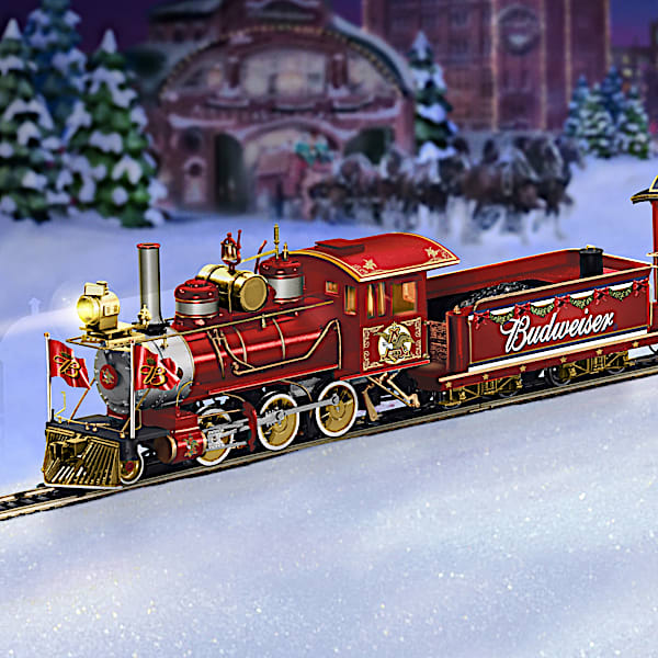 Budweiser Holiday Express Train Gift Set