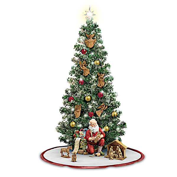 True Meaning of Christmas Pre-Lit Nativity Tree Set