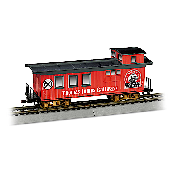 Personalized Caboose HO-Gauge Train Car