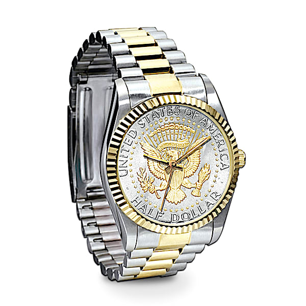 Official JFK Half Dollar Presidential Watch For Men