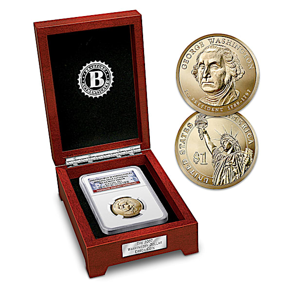 The Washington Error Presidential Dollar Coin With Display Box